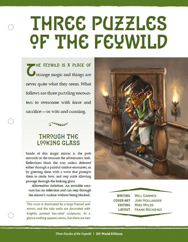 Three Puzzles of the Feywild (D&D 5e)