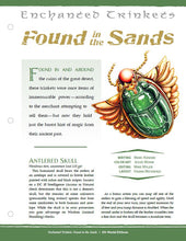 Load image into Gallery viewer, Enchanted Trinkets: Found in the Sands (D&amp;D 5e)