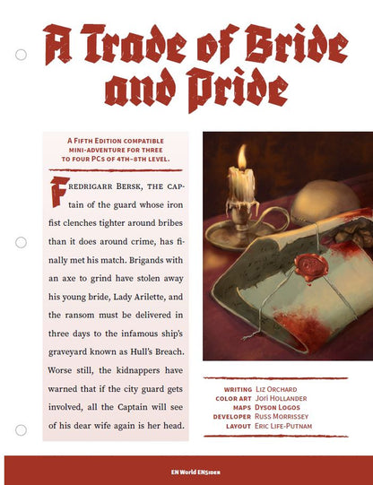 Mini-Adventure: A Trade of Bride and Pride (D&D 5e)