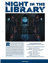 Load image into Gallery viewer, Mini-Adventure: Night in the Library (D&amp;D 5e)