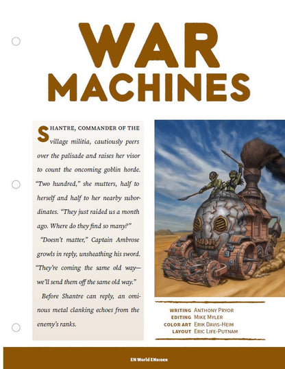 War Machines (D&D 5e)