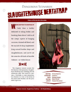 Dangerous Scenarios: Slaughterhouse Deathtrap (D&D 5e)