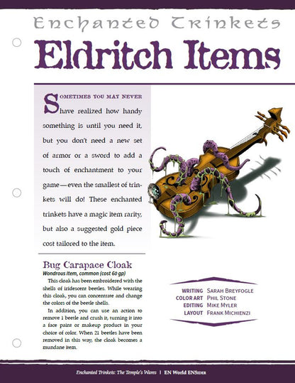 Enchanted Trinkets: Eldritch Items (D&D 5e)