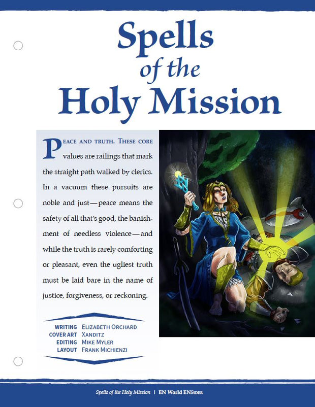 Spells of the Holy Mission (D&D 5e)