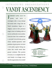 Load image into Gallery viewer, Intriguing Organizations: Vandt Ascendency (D&amp;D 5e)