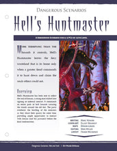 Load image into Gallery viewer, Dangerous Scenarios: Hell&#39;s Huntmaster (D&amp;D 5e)
