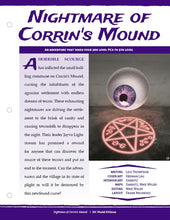Load image into Gallery viewer, Adventure: Nightmare of Corrin&#39;s Mound (D&amp;D 5e)