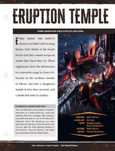 Load image into Gallery viewer, Mini-Adventure: Eruption Temple (D&amp;D 5e)