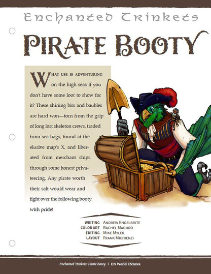 Enchanted Trinkets: Pirate Booty (D&D 5e)