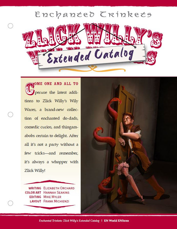 Enchanted Trinkets: Zlick Willy's Extended Catalog (D&D 5e)