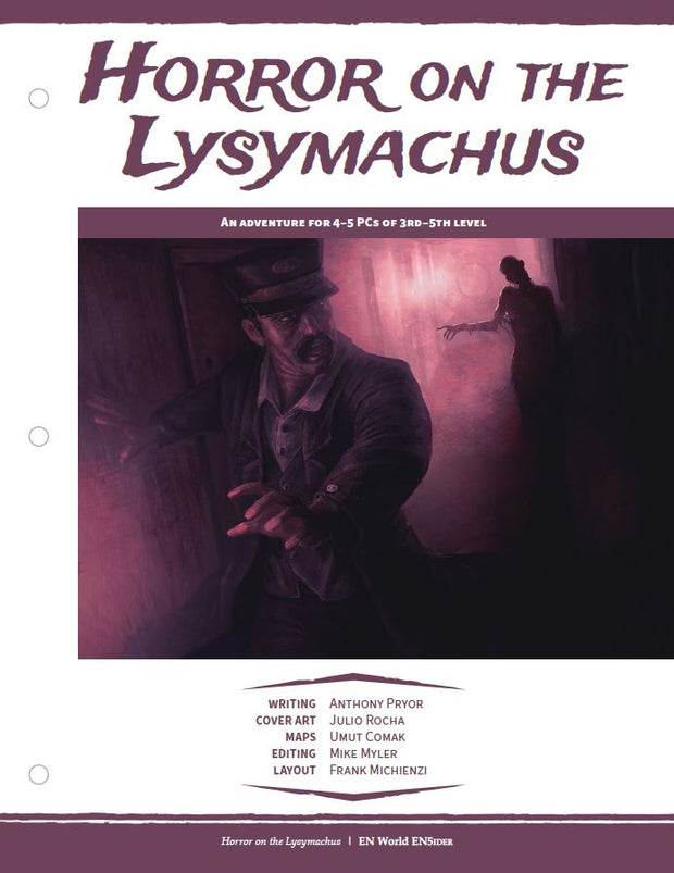 Adventure: Horror on the Lysymachus (D&D 5e)
