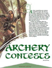 Load image into Gallery viewer, Archery Contests (D&amp;D 5e)