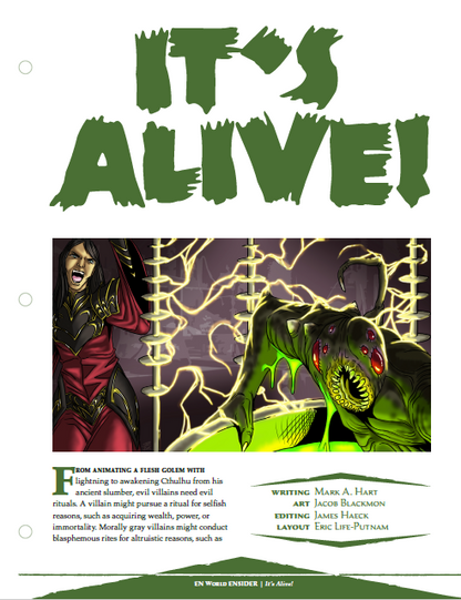 It's Alive! (D&D 5e)