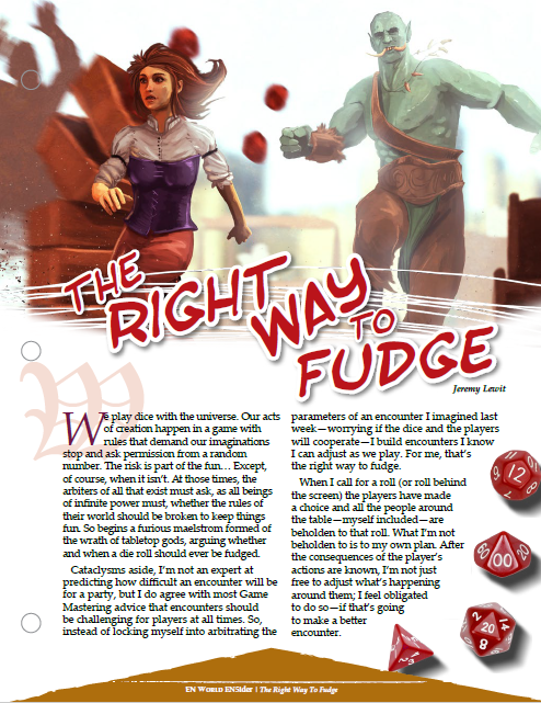 The Right Way To Fudge (D&D 5e)