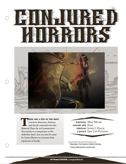 Conjured Horrors (D&D 5e)
