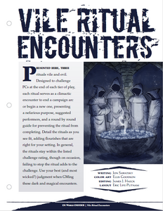 Vile Ritual Encounters (D&D 5e)
