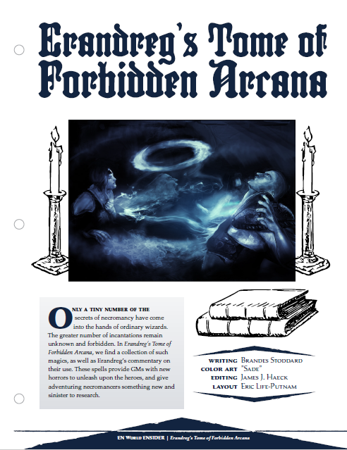 Erandreg's Tome of Forbidden Arcana (D&D 5e)