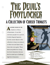 Load image into Gallery viewer, The Devil&#39;s Footlocker: A Collection of Cursed Trinkets (D&amp;D 5e)