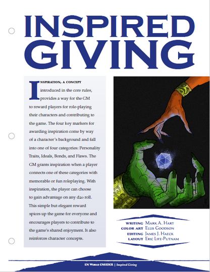 Inspired Giving (D&D 5e)