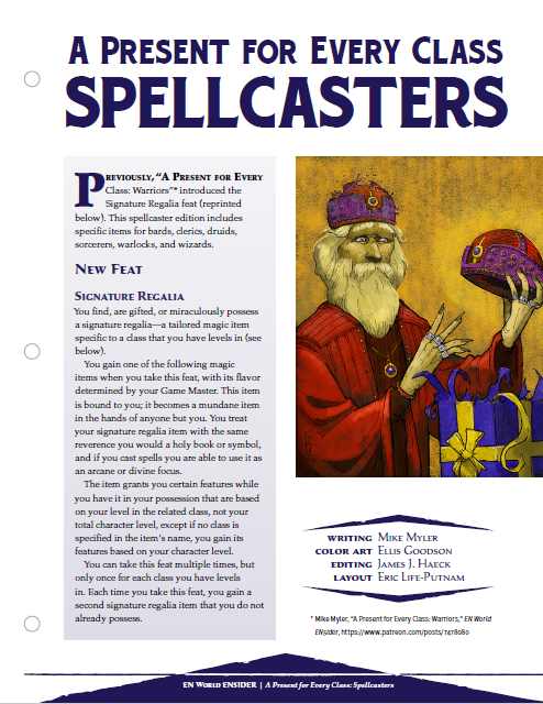 A Present for Every Class: Spellcasters (D&D 5e)