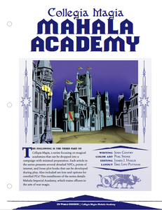 Collegia Magia: Mahala Academy (D&D 5e)