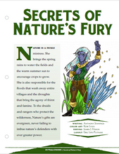 Load image into Gallery viewer, Secrets of Nature&#39;s Fury (D&amp;D 5e)