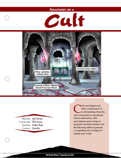 Anatomy of a Cult (D&D 5e)