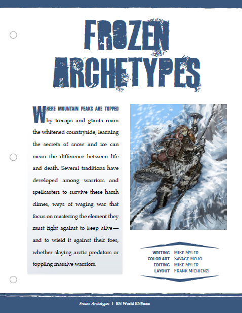 Frozen Archetypes (D&D 5e)
