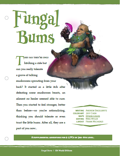 Mini-Adventure: Fungal Bums (D&D 5e)