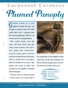 Enchanted Trinkets: Plumed Panoply (D&D 5e)