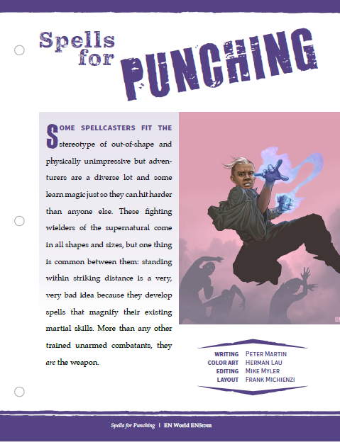 Spells for Punching (D&D 5e)