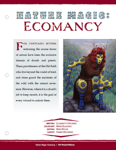 Nature Magic: Ecomonacy (D&D 5e)