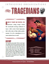 Load image into Gallery viewer, Intriguing Organizations: The Tragedians (D&amp;D 5e)