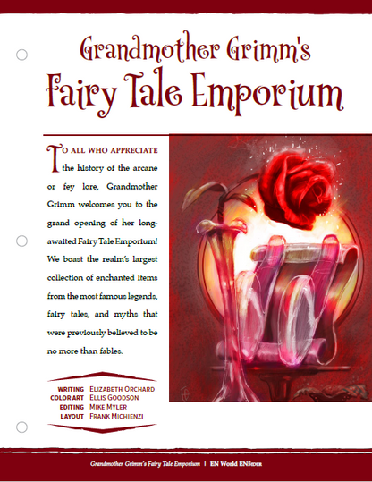 Grandmother Grimm's Fairy Tale Emporium (D&D 5e)