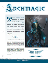 Load image into Gallery viewer, Spells: Archmagic (D&amp;D 5e)