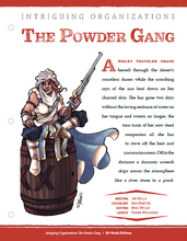 Load image into Gallery viewer, Intriguing Organizations: The Powder Gang (D&amp;D 5e)