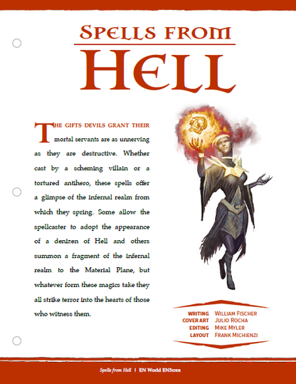 Spells from Hell (D&D 5e)