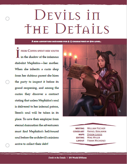 Mini-Adventure: Devils in the Details (D&D 5e)