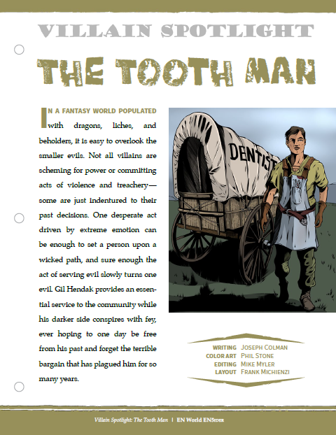 Tooth 5e Villain Spotlight: The Tooth Man (D&D 5e) – EN Publishing
