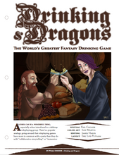 Load image into Gallery viewer, Drinking &amp; Dragons: The World&#39;s Greatest Fantasy Drinking Game! (D&amp;D 5e)
