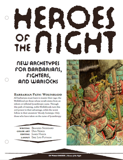 Heroes of the Night (D&D 5e)