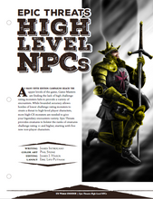 Load image into Gallery viewer, Epic Threats: High Level NPCs (D&amp;D 5e)