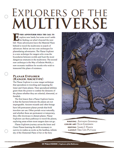 Explorers of the Multiverse (D&D 5e)