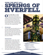 Load image into Gallery viewer, Over the Next Hill: Springs of Hverfell (D&amp;D 5e)