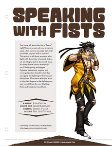 Speaking With Fists (D&D 5e)