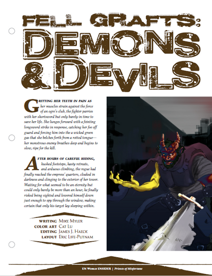 Fell Grafts: Demons & Devils (D&D 5e)