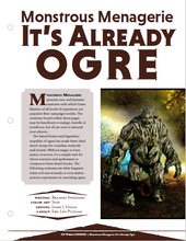 Load image into Gallery viewer, Monstrous Menagerie: Its Already Ogre (D&amp;D 5e)