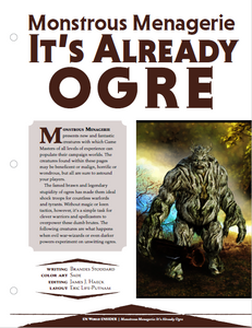 Monstrous Menagerie: Its Already Ogre (D&D 5e)