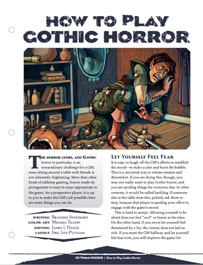 How To Play Gothic Horror (D&D 5e)