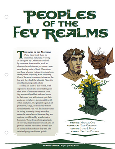 Peoples of the Fey Realms (D&D 5e)